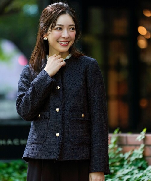 ANY SIS（エニィスィス） ジャケット ノーカラージャケット ノーカラー