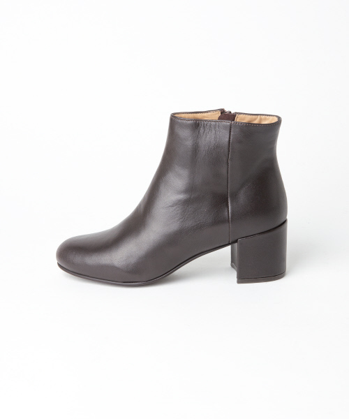「PICHE ABAHOUSE」 ショートブーツ 35 ダークブラウン レディース_画像3