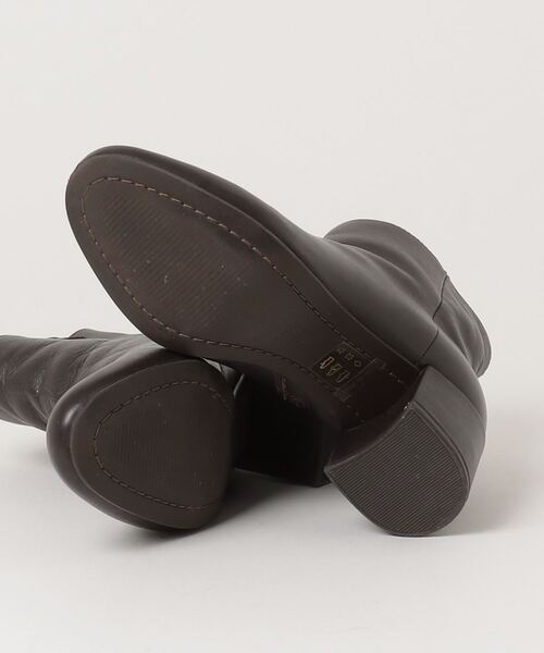 「PICHE ABAHOUSE」 ショートブーツ 35 ダークブラウン レディース_画像6