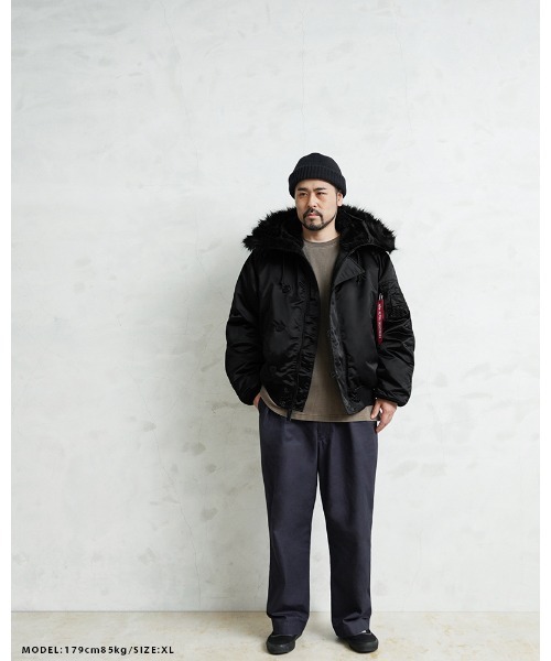 ALPHA INDUSTRIES ミリタリーモッズコート Alpha Industries ミリタリージャケット モッズコート 「ALPHA」Nー3B