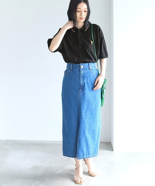 「U.S. POLO ASSN.」 半袖ポロシャツ FREE ネイビー レディース_画像7