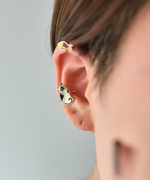 owl様 イヤリング ear PAPILLONNER（イア パピヨネ） イヤーカフ 「Yellow Owl Workshop