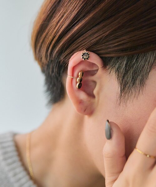 ear PAPILLONNER（イア パピヨネ） イヤーカフ 「Yellow Owl Workshop