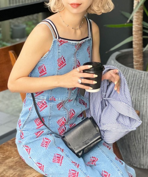 「HELLO.SANFRANCISCO」 オーバーオール MEDIUM サックスブルー レディース_画像7