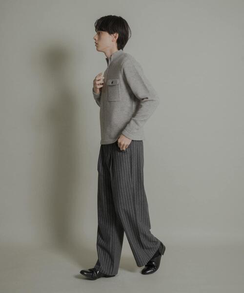 SENSE OF PLACE by URBAN RESEARCH パンツ ウールブレンドカーブ