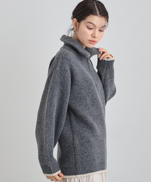 THE SHOP TK ニット セーター 「洗える」ほど良くラフで女性らしい