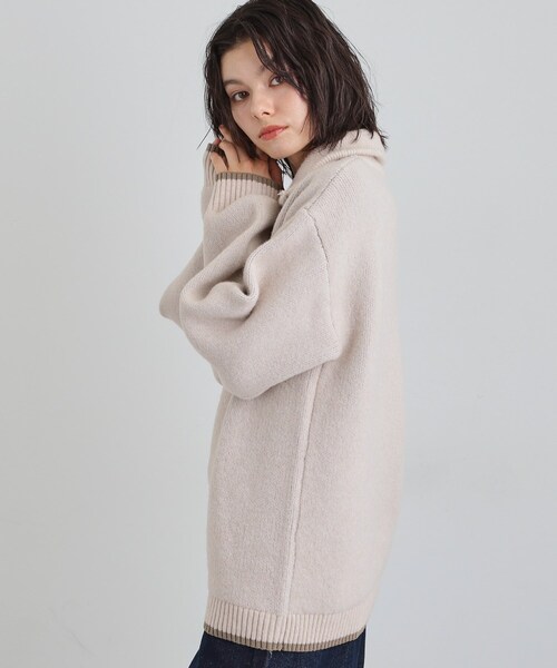 THE SHOP TK ニット セーター 「洗える」ほど良くラフで女性らしい