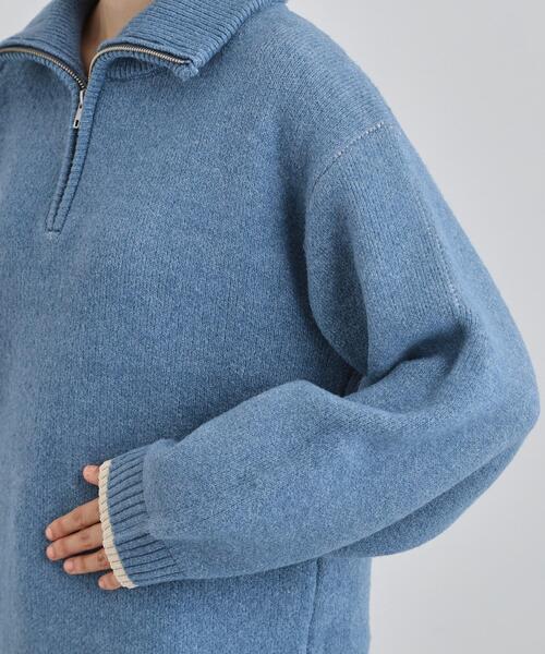 THE SHOP TK ニット セーター 「洗える」ほど良くラフで女性らしい