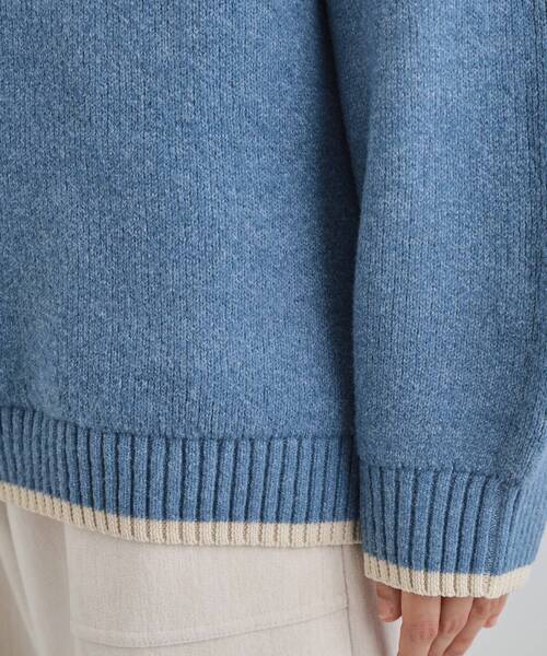 THE SHOP TK ニット セーター 「洗える」ほど良くラフで女性らしい