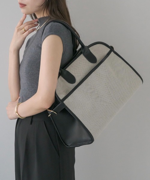 「NEUNA」 トートバッグ FREE ブラウン レディース_画像6