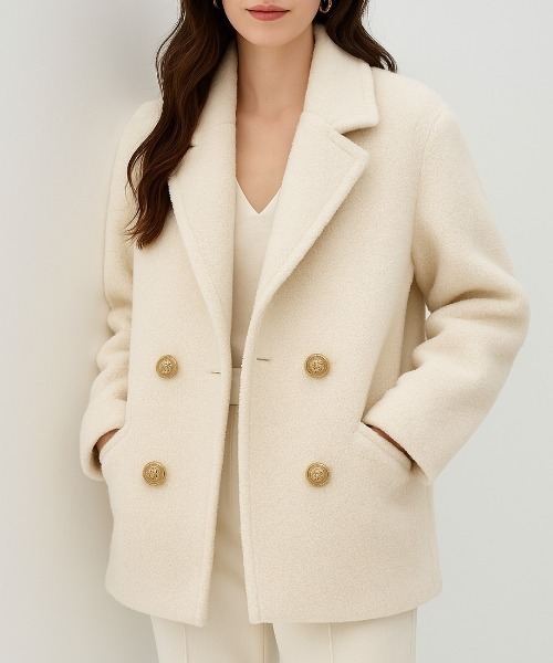 I be. ピーコート pコート ショートピーコート レディース : ZOZOTOWN