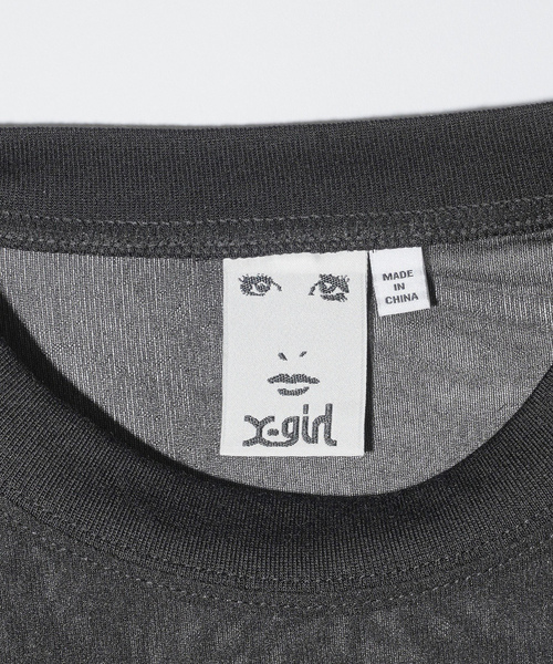 「X-girl」 半袖カットソー ONE SIZE ピンク レディース_画像7