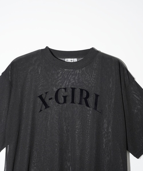 「X-girl」 半袖カットソー ONE SIZE ピンク レディース_画像8
