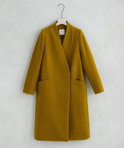 UNITED TOKYO（ユナイテッドトウキョウ） ノーカラーコート 1 ホワイト