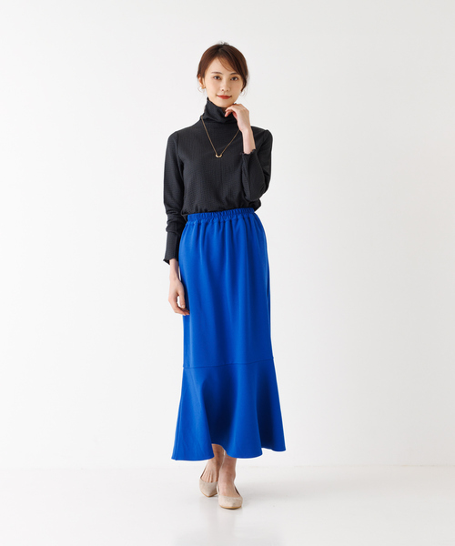 「abahouse mavie」 ロングスカート フリー ダークオレンジ レディース_画像2