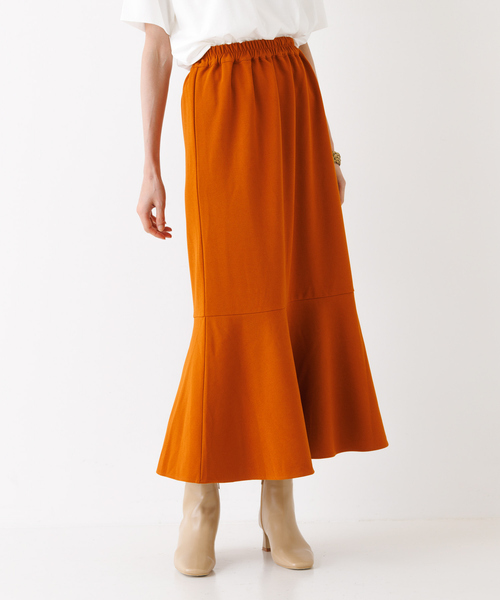 「abahouse mavie」 ロングスカート フリー ダークオレンジ レディース_画像9