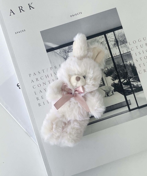 AS KNOW AS（アズノゥアズ） キーホルダー ふわふわアニマル