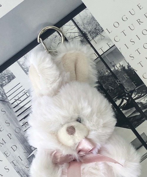 AS KNOW AS（アズノゥアズ） キーホルダー ふわふわアニマル