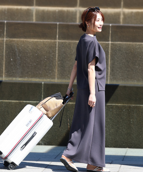 「Ehre style」 セットアップ FREE チャコールグレー レディース_画像2