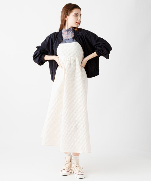 「saloon」 サロペットスカート FREE ブルー レディース_画像3