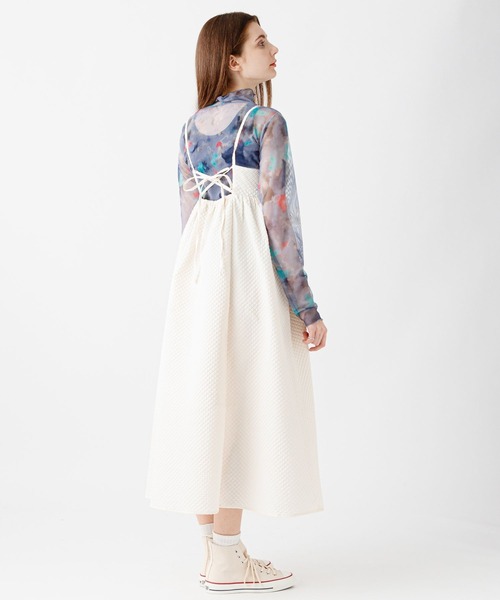 「saloon」 サロペットスカート FREE ブルー レディース_画像5