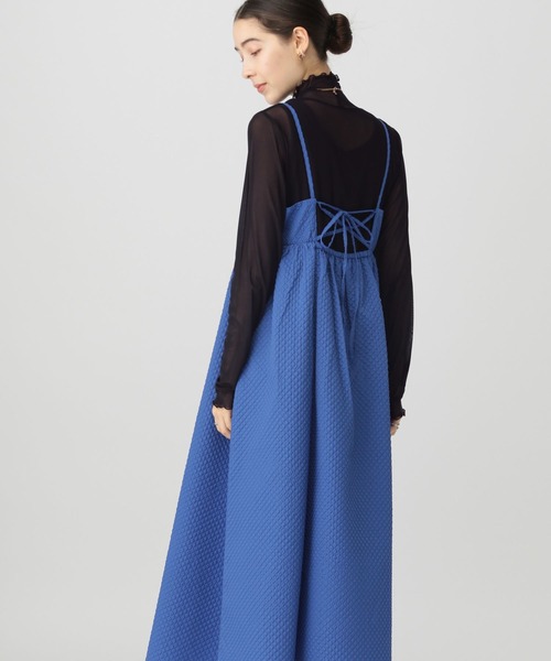 「saloon」 サロペットスカート FREE ブルー レディース_画像7