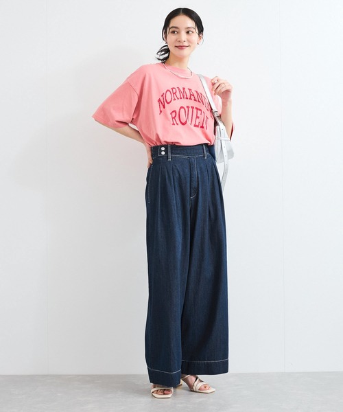 「VIS」 デニムパンツ M サックスブルー レディース_画像3