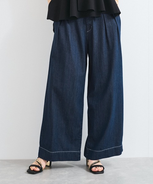 「VIS」 デニムパンツ M サックスブルー レディース_画像7