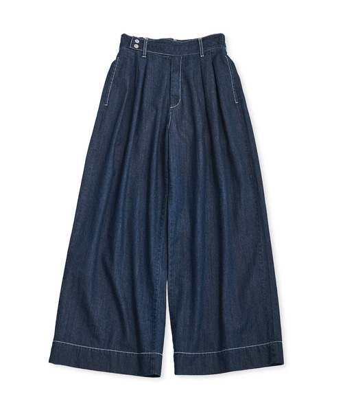 「VIS」 デニムパンツ M サックスブルー レディース_画像8