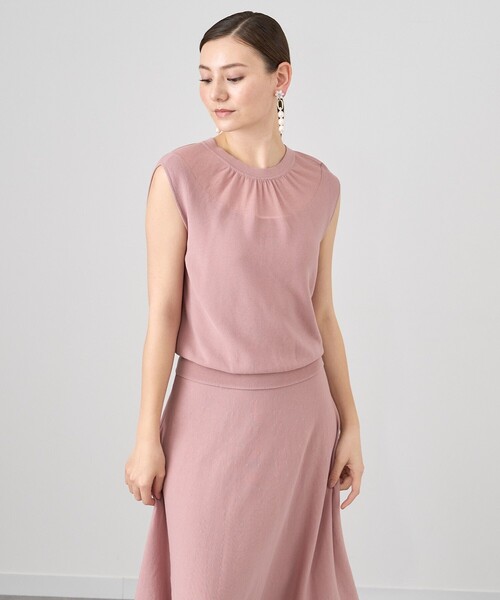 ANAYI（アナイ） ニットワンピース 38 ピンク レディース : ZOZOTOWN