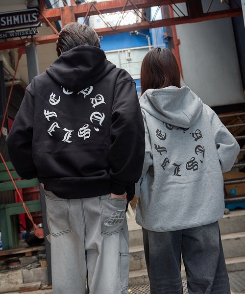 That's life ジップアップパーカー X-LARGE ブラック メンズ