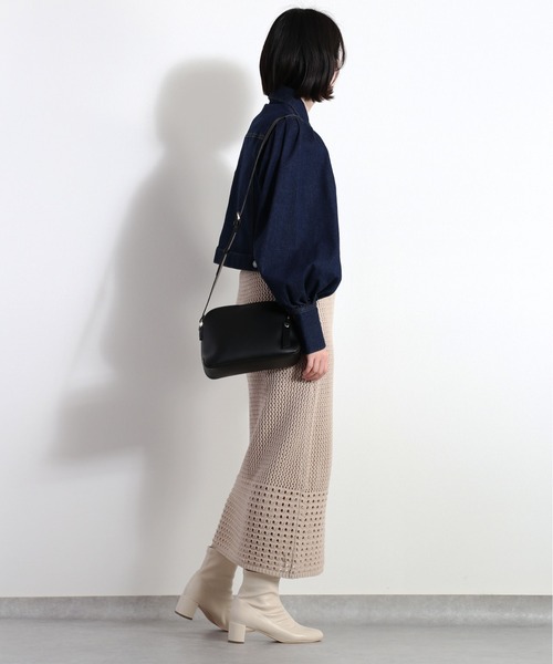 「cepo」 デニムジャケット L ネイビー レディース_画像5