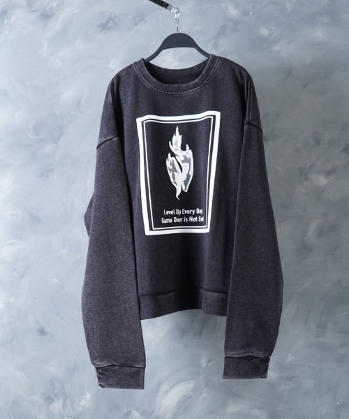 NOIZY トレーナー スウェット No Game Over Pigment Sweat メンズ