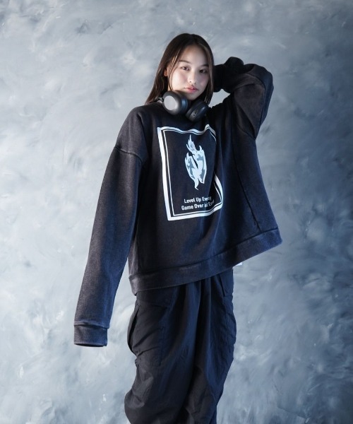 NOIZY トレーナー スウェット No Game Over Pigment Sweat メンズ