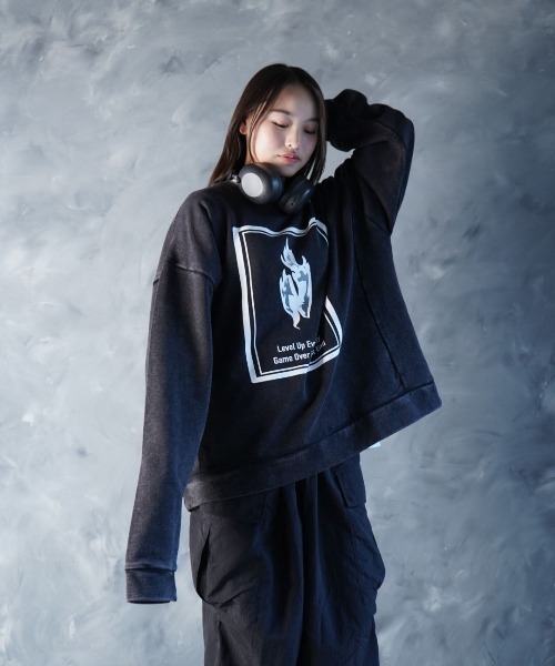 NOIZY トレーナー スウェット No Game Over Pigment Sweat メンズ