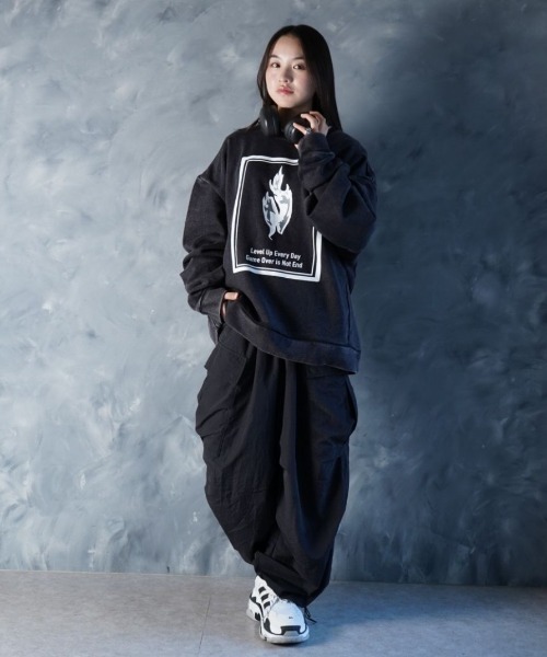 NOIZY トレーナー スウェット No Game Over Pigment Sweat メンズ