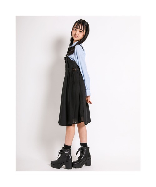 「ZIDDY」 「KIDS」サロペットスカート 150 グリーン キッズ_画像4