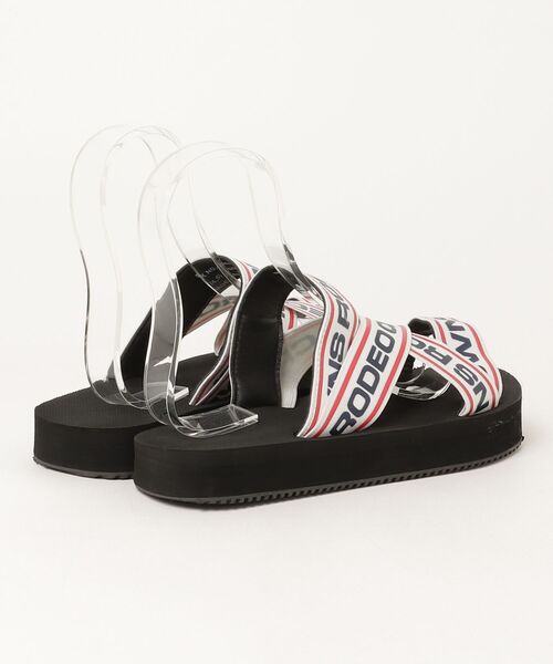 「Rodeo Crowns」 フラットサンダル L ブラック レディース_画像2