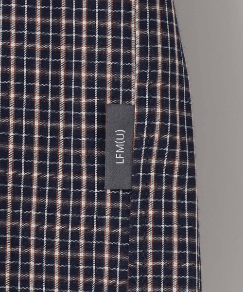 LOWRYS FARM（ローリーズファーム） シャツ 「LFM(U)」BROADチェック
