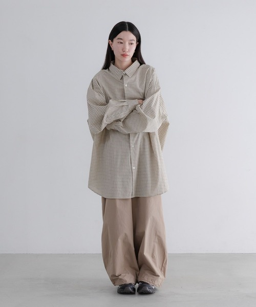 LOWRYS FARM（ローリーズファーム） シャツ 「LFM(U)」BROADチェック
