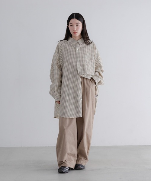 LOWRYS FARM（ローリーズファーム） シャツ 「LFM(U)」BROADチェック
