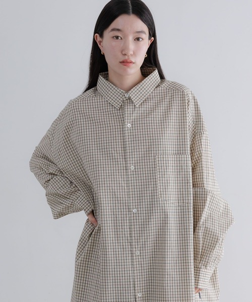 LOWRYS FARM(ローリーズファーム) シャツ 「LFM(U)」BROADチェック LOWRYS FARM(ローリーズファーム) シャツ 「LFM(U)」BROADチェック