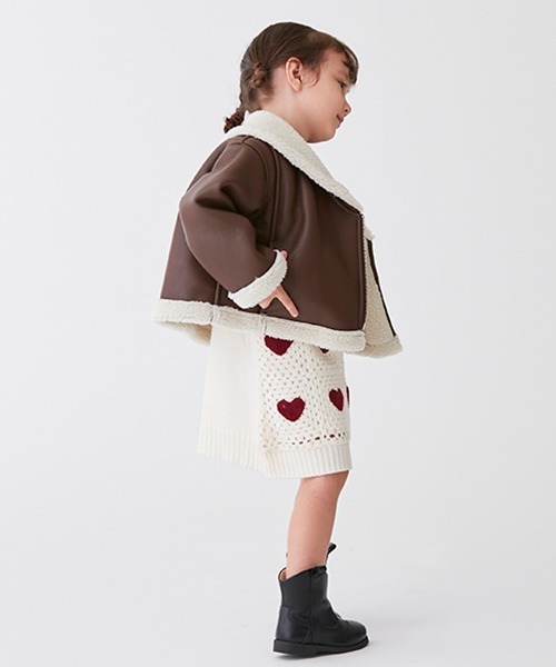 「petit main」 「KIDS」ドッキングワンピース 120cm アイボリー キッズ_画像8