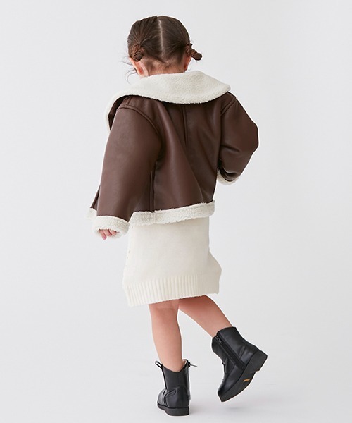 「petit main」 「KIDS」ドッキングワンピース 120cm アイボリー キッズ_画像9