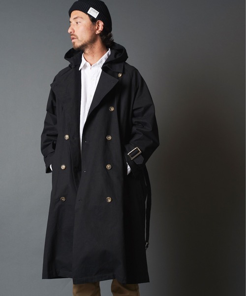 「COMMON WARE」 トレンチコート M ベージュ メンズ_画像2