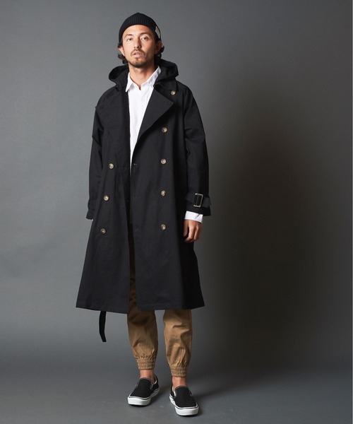 「COMMON WARE」 トレンチコート M ベージュ メンズ_画像5