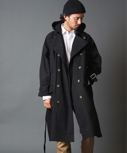 「COMMON WARE」 トレンチコート M ベージュ メンズ_画像6