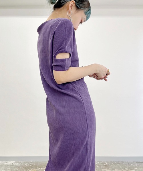 「G.V.G.V.」 半袖ワンピース ONE SIZE ブラック レディース_画像6