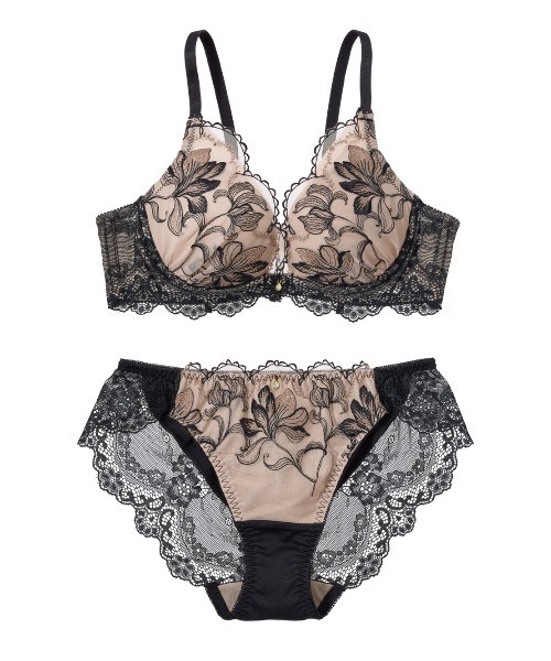 PEACH JOHN（ピーチジョン） ブラジャー ショーツセット フラワー