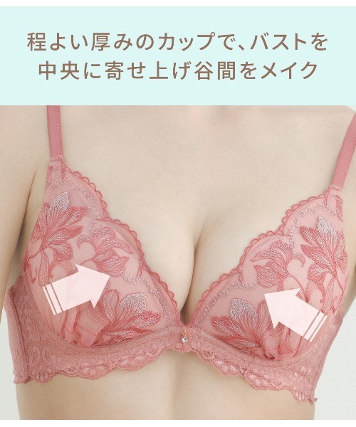 PEACH JOHN（ピーチジョン） ブラジャー ショーツセット フラワー